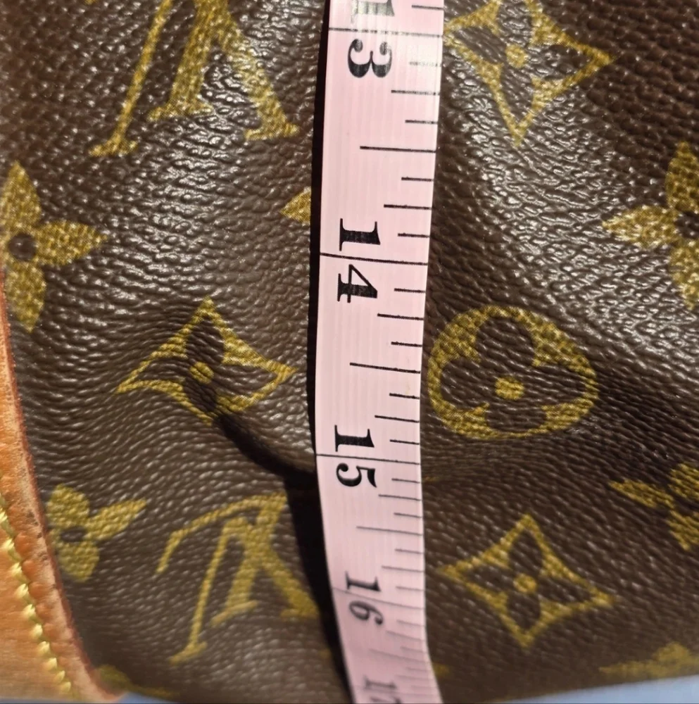 VTG Authentic Louis Vuitton Keepall 45 Brown Monogram Duffel Travel Bag Unisex - Picture 13 of 16